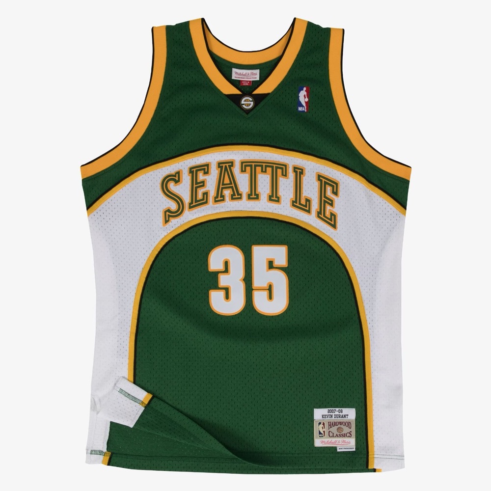 Kevin Durant Seattle SuperSonics 2007-08 Mitchell & Ness Jersey size Large